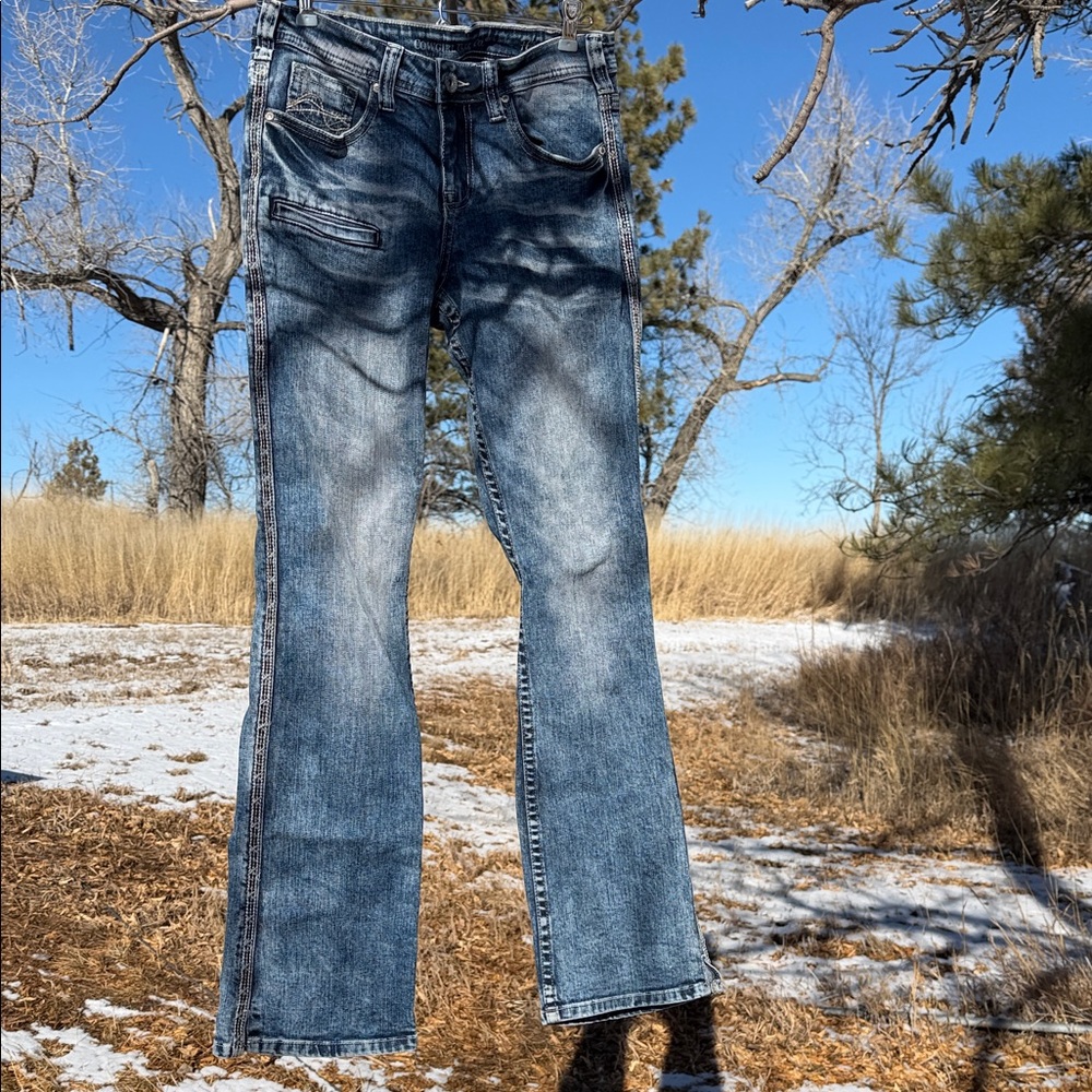Cowgirl Tuff “Hot Shot III” Women’s Boot Cut Jeans 28x35